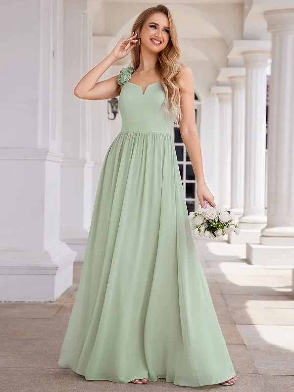 floral-strap-v-neck-chiffon-bridesmaid-dress-with-a-line-silhouette-ess0057