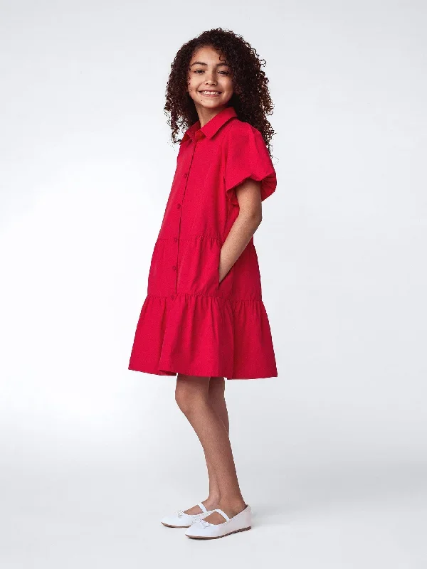 girls-havana-mini-dress-carmine-red