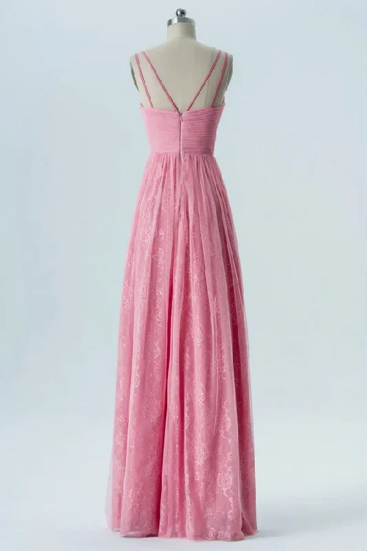 gorgeaous-candy-pink-long-birdesmaid-dress-with-criss-cross-back