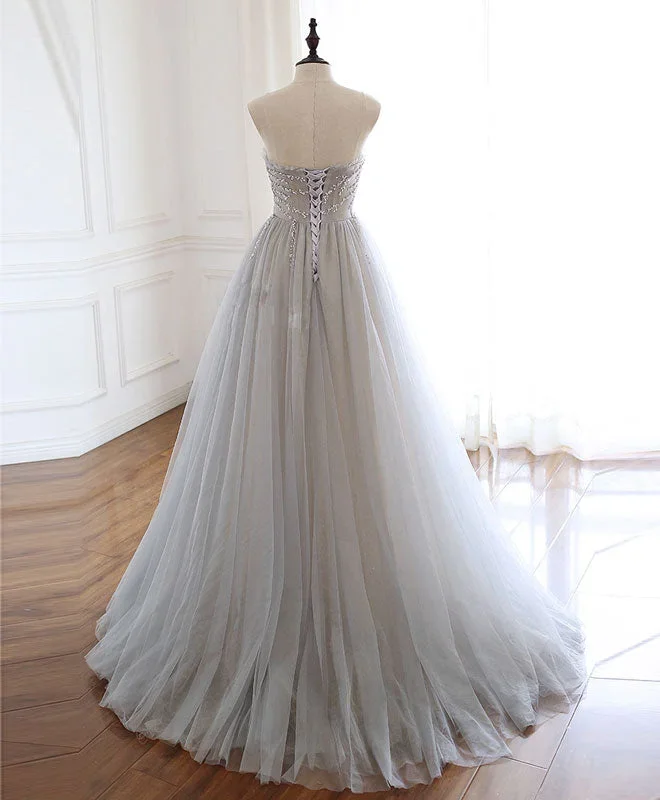 gray-sweetheart-tulle-beads-long-prom-dress-gray-tulle-formal-dress