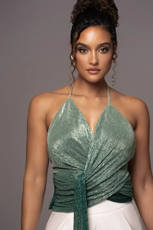 green-bliss-halter-drape-top