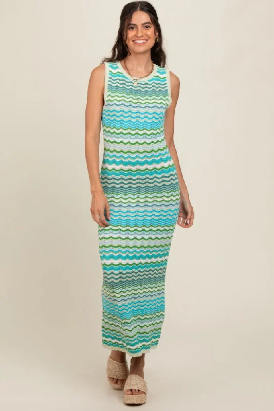 jade-chevron-round-neck-knit-maternity-dress