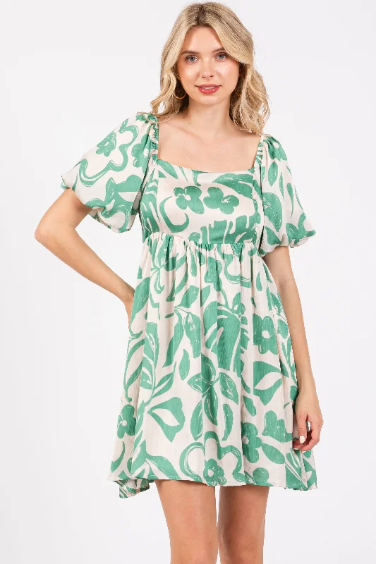 jade-floral-puff-sleeve-maternity-dress