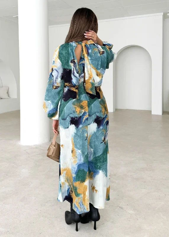 kalani-midi-dress-ocean-marble