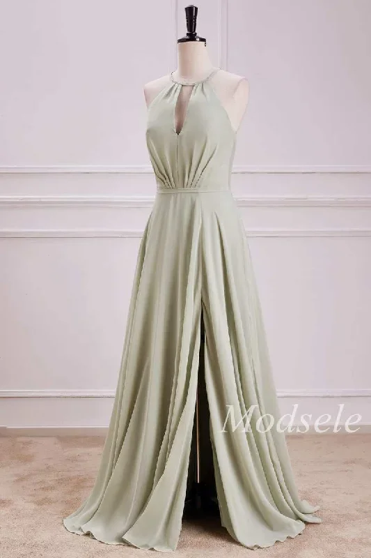 keyhole-tie-back-a-line-maxi-dress-with-slit