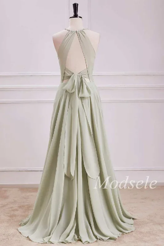 keyhole-tie-back-a-line-maxi-dress-with-slit