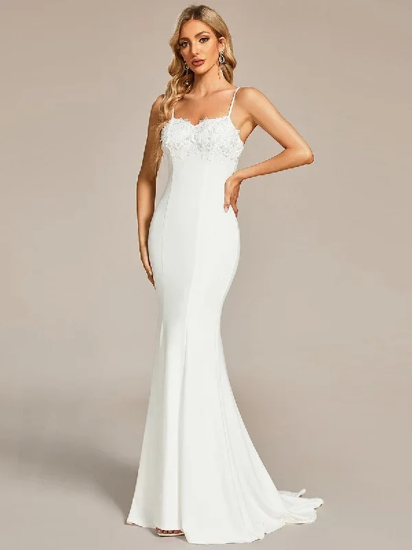 lace-floral-applique-spaghetti-straps-mermaid-wedding-dress-eh01771