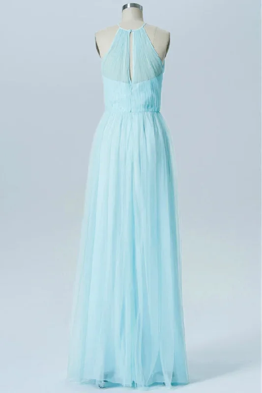 light-blue-halter-sweetheart-tiered-bridesmaid-dress