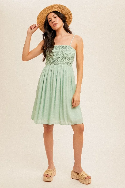 light-olive-textured-smocked-maternity-dress