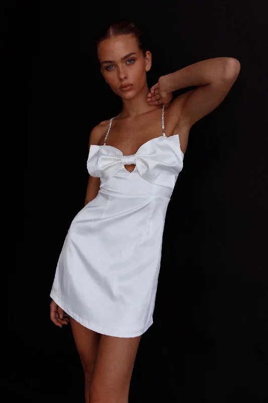 lilly-bow-diamante-mini-dress-white