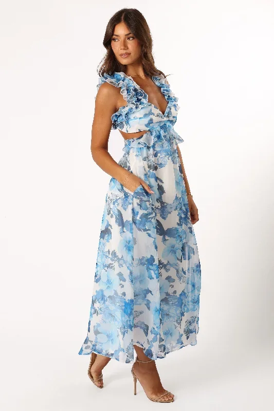 lucah-frill-shoulder-maxi-dress-blue-white-floral