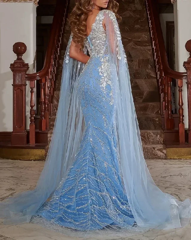 luxury-dubai-arabic-evening-dresses-sequins-beads-mermaid-blue-women-formal-prom-gowns-with-cape-met-gala-wedding-party-robe