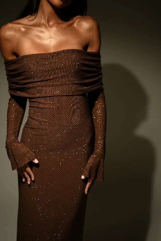 marcel-square-diamante-maxi-dress-chocolate