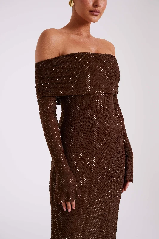 marcel-square-diamante-maxi-dress-chocolate