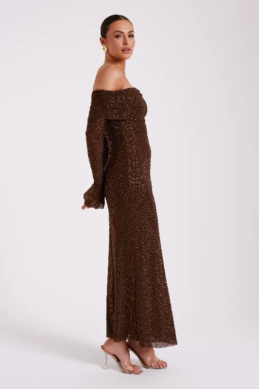 marcel-square-diamante-maxi-dress-chocolate