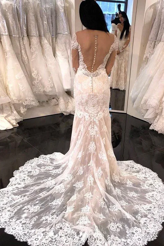 mermaid-lace-applique-wedding-dress-with-train