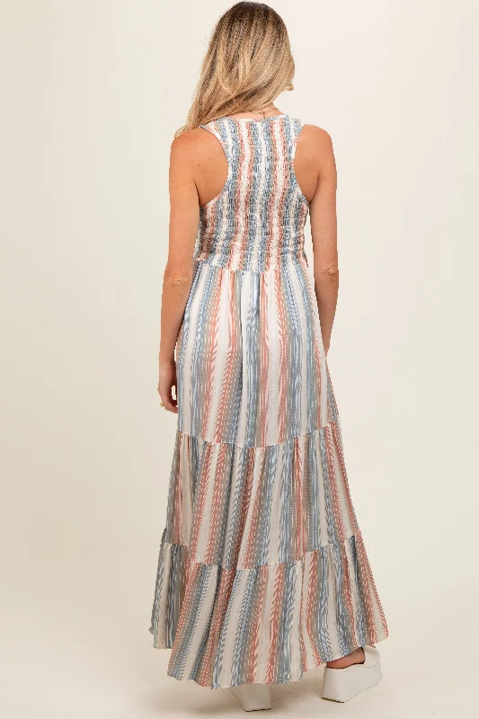 multi-color-striped-smocked-racerback-maternity-maxi-dress