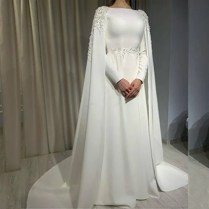 muslim-bride-wedding-dresses-with-wrap-boat-neck-floor-length-appliques-beading-satin-bridal-gowns-vestidos-de-novia-boda-civil