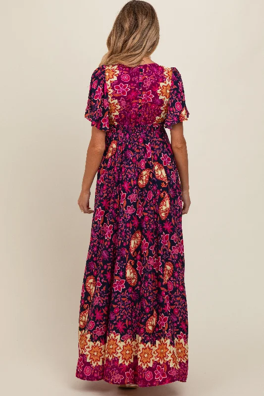 navy-blue-mixed-floral-maternity-maxi-dress