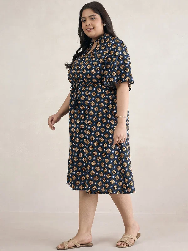 navy-geometric-print-drawstring-midi-dress-fp-31