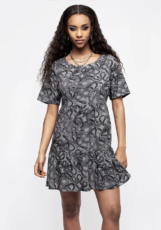 ophidia-snakes-print-mini-smock-dress-grey