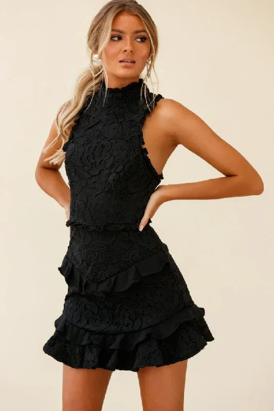 osiris-sleeveless-high-neck-lace-dress-black