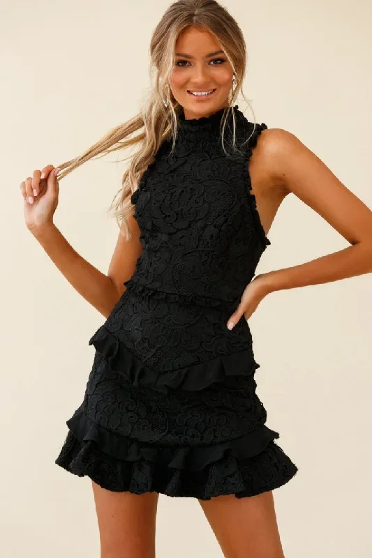 osiris-sleeveless-high-neck-lace-dress-black