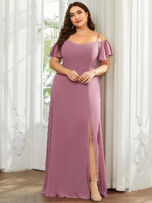 plus-size-cold-shoulder-bridesmaid-dress-with-side-slit-es00237