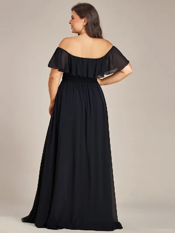 plus-size-flowy-chiffon-high-low-off-the-shoulder-bridesmaid-dress-es01736