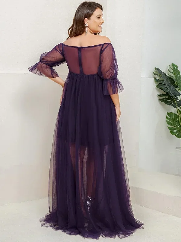 plus-size-off-shoulder-tulle-double-skirt-maxi-maternity-dress-ey20862