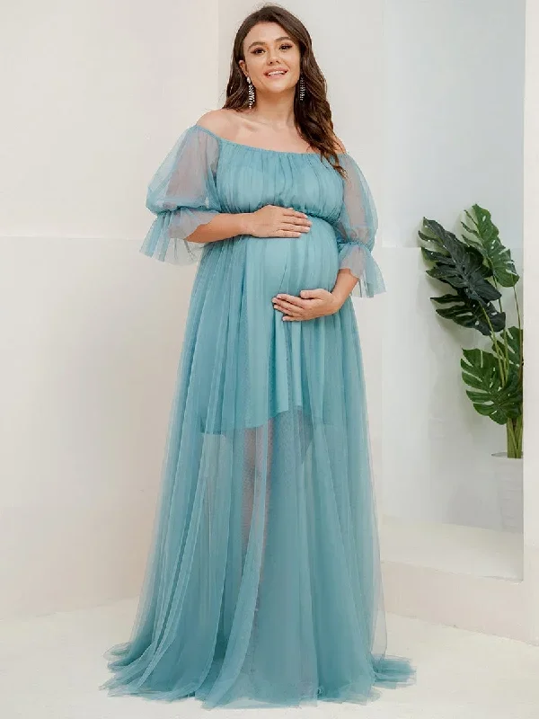 plus-size-off-shoulder-tulle-double-skirt-maxi-maternity-dress-ey20862