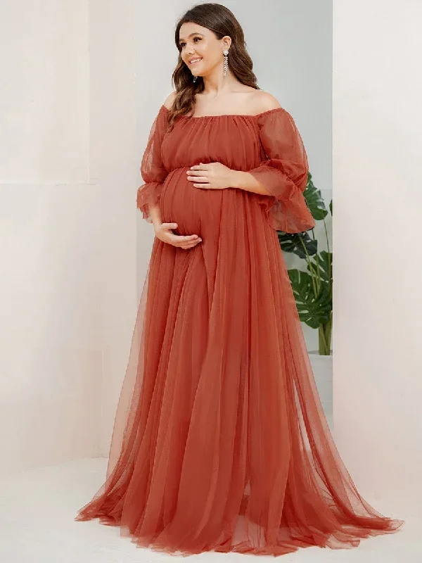 plus-size-off-shoulder-tulle-double-skirt-maxi-maternity-dress-ey20862