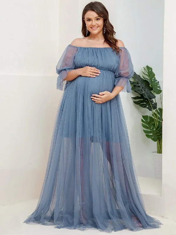 plus-size-off-shoulder-tulle-double-skirt-maxi-maternity-dress-ey20862