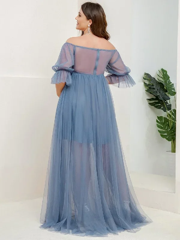 plus-size-off-shoulder-tulle-double-skirt-maxi-maternity-dress-ey20862