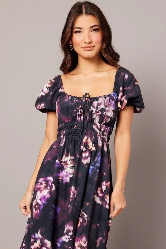 purple-floral-midi-dress-short-sleeve-ruched-bust-dd1713e-33p-1