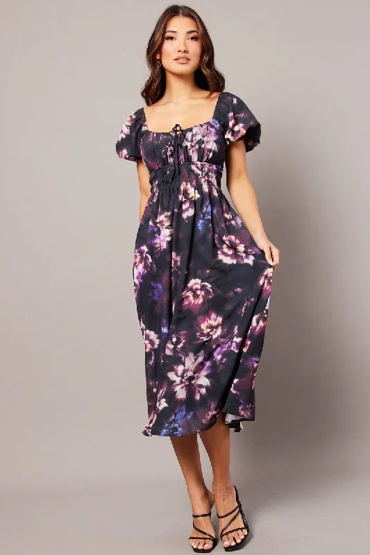 purple-floral-midi-dress-short-sleeve-ruched-bust-dd1713e-33p-1