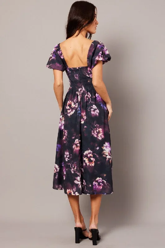 purple-floral-midi-dress-short-sleeve-ruched-bust-dd1713e-33p-1