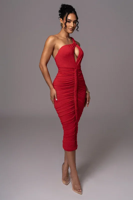 red-jess-ruched-midi-dress