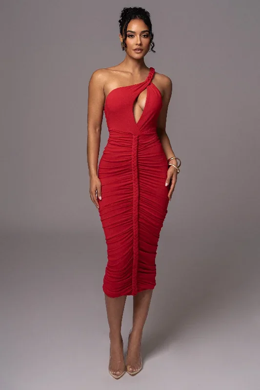 red-jess-ruched-midi-dress