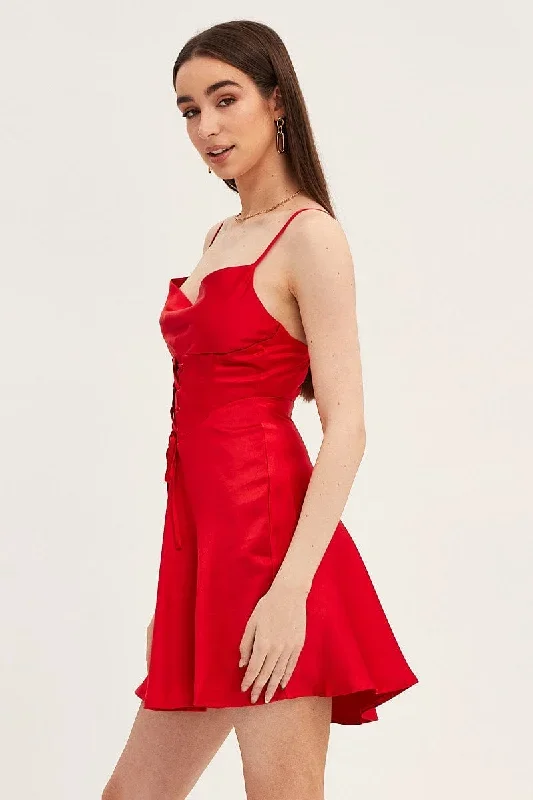 red-mini-dress-sleeveless-cowl-neck-corset-waist-satin-ed0046-36cb