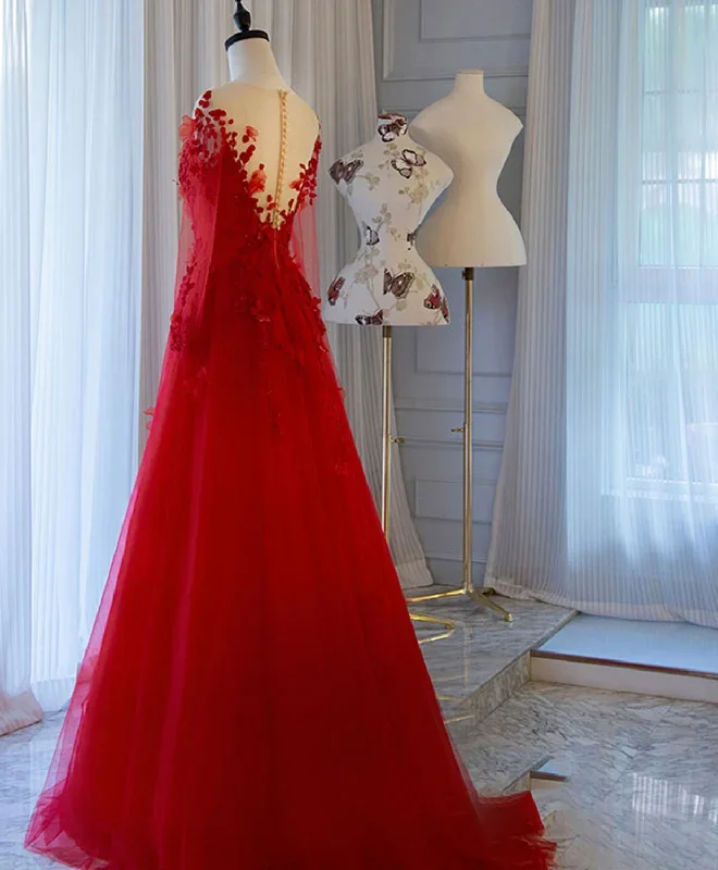 red-tulle-lace-off-shoulder-long-prom-dress-red-lace-evening-dress