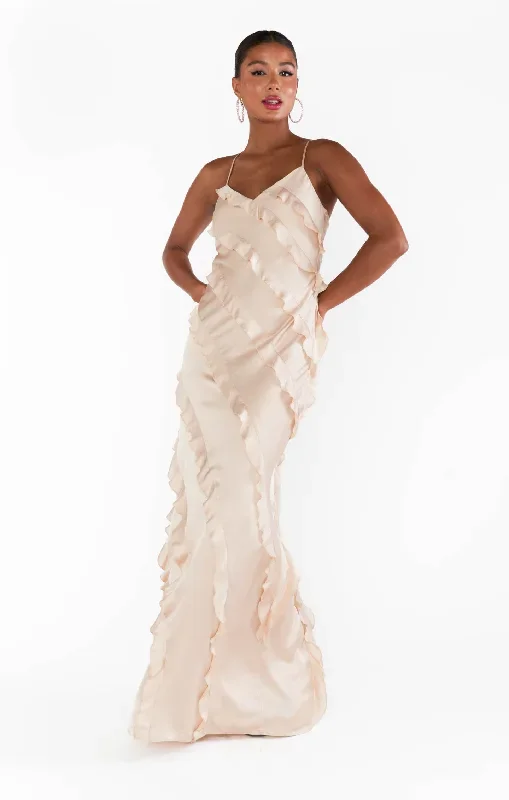 romance-ruffle-dress-champagne-luxe-satin