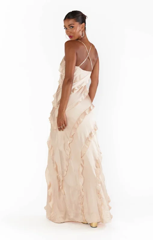 romance-ruffle-dress-champagne-luxe-satin