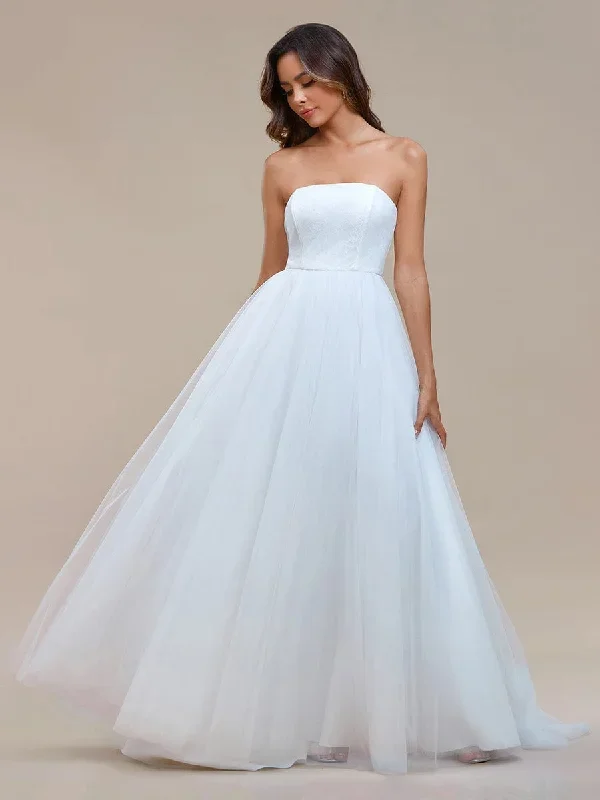 romantic-back-laced-adjustable-strapless-a-line-tulle-wedding-dress-eh01775