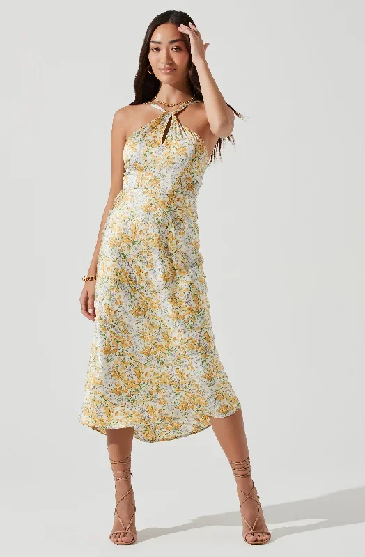 CREAM YELLOW FLORAL