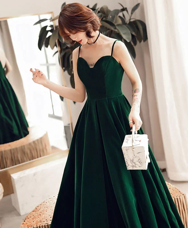 simple-green-short-prom-dress-green-bridesmaid-dress