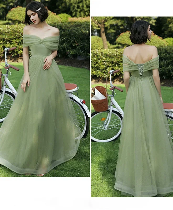 simple-green-tulle-long-prom-dress-green-tulle-bridesmaid-dress