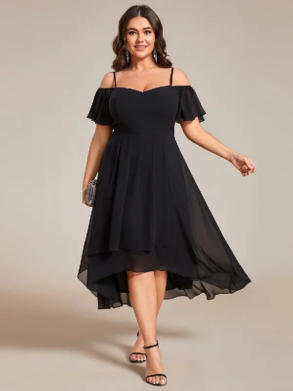 spaghetti-strap-cold-shoulder-chiffon-a-line-midi-wedding-guest-dress-eg02103