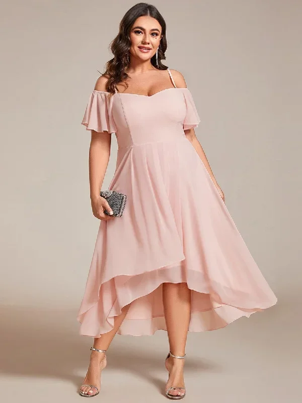 spaghetti-strap-cold-shoulder-chiffon-a-line-midi-wedding-guest-dress-eg02103