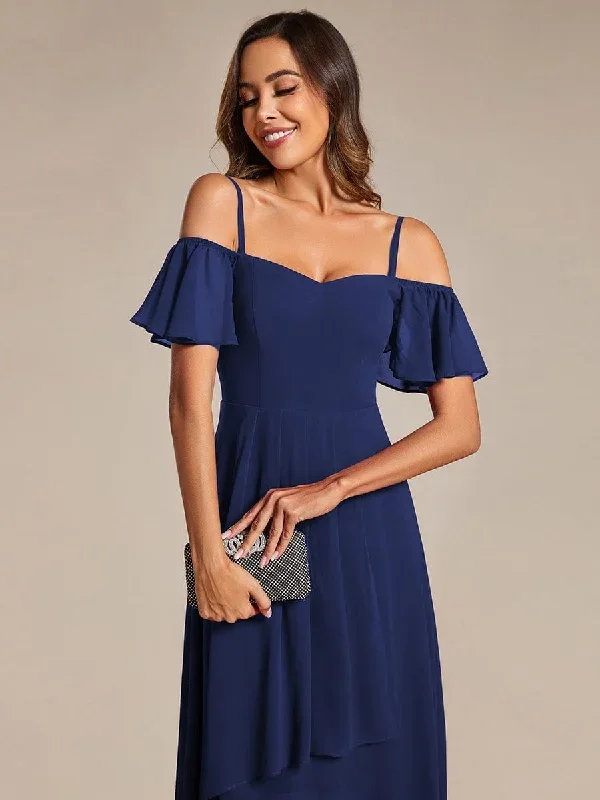 spaghetti-strap-cold-shoulder-chiffon-a-line-midi-wedding-guest-dress-eg02103